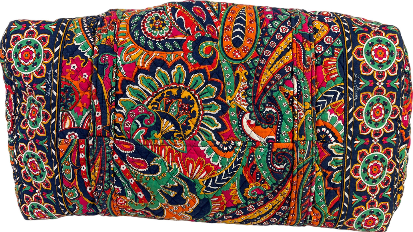 Vera Bradley Multi-Color Venetian Paisley Weekender Duffle Bag