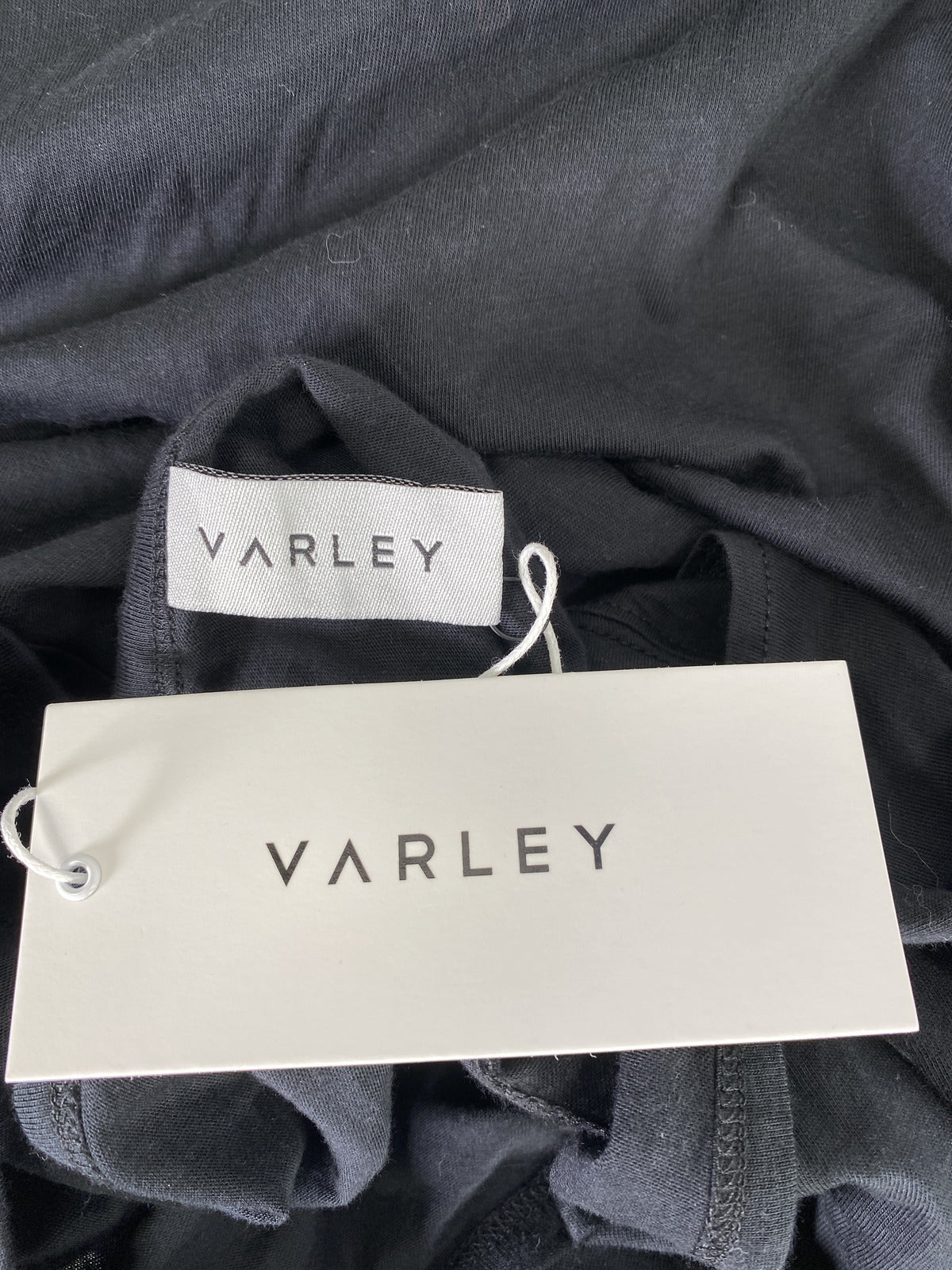 NEW Varley Women’s Black Kerry Open Back Short Sleeve T-Shirt - Plus 2X