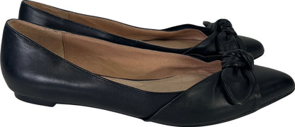 J.Jill Women’s Black Textile Simone Bow Pointed Toe Flats - 7.5