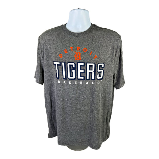 NEW Majestic Men’s Gray Detroit Tigers Short Sleeve T-Shirt - L