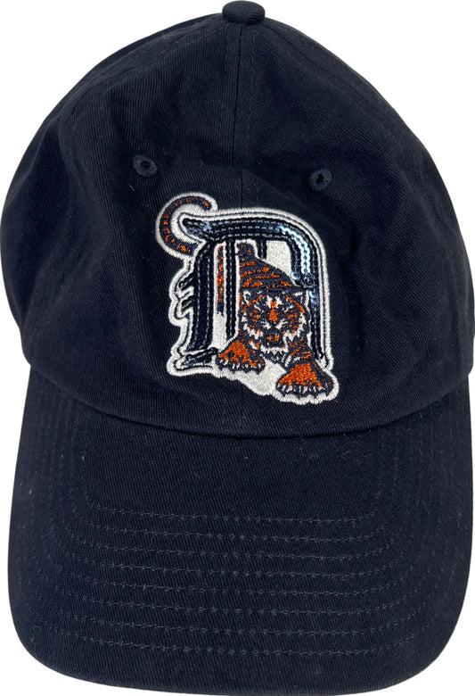 Victoria’s Secret PINK Detroit Tigers Navy Blue Sequin Logo Baseball Hat