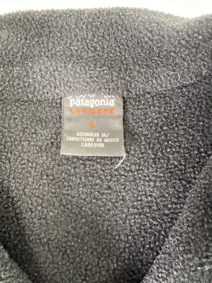 Patagonia Women’s Black Capilene Fleece 1/4 Zip Pullover Jacket - L