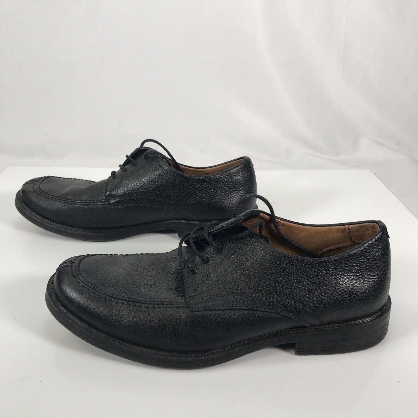 Studio Belvedere Men's Black Leather Lace Up Marley Dress Shoes Sz 9.5 D