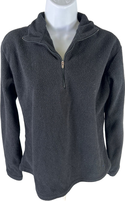 Patagonia Women’s Black Capilene Fleece 1/4 Zip Pullover Jacket - L