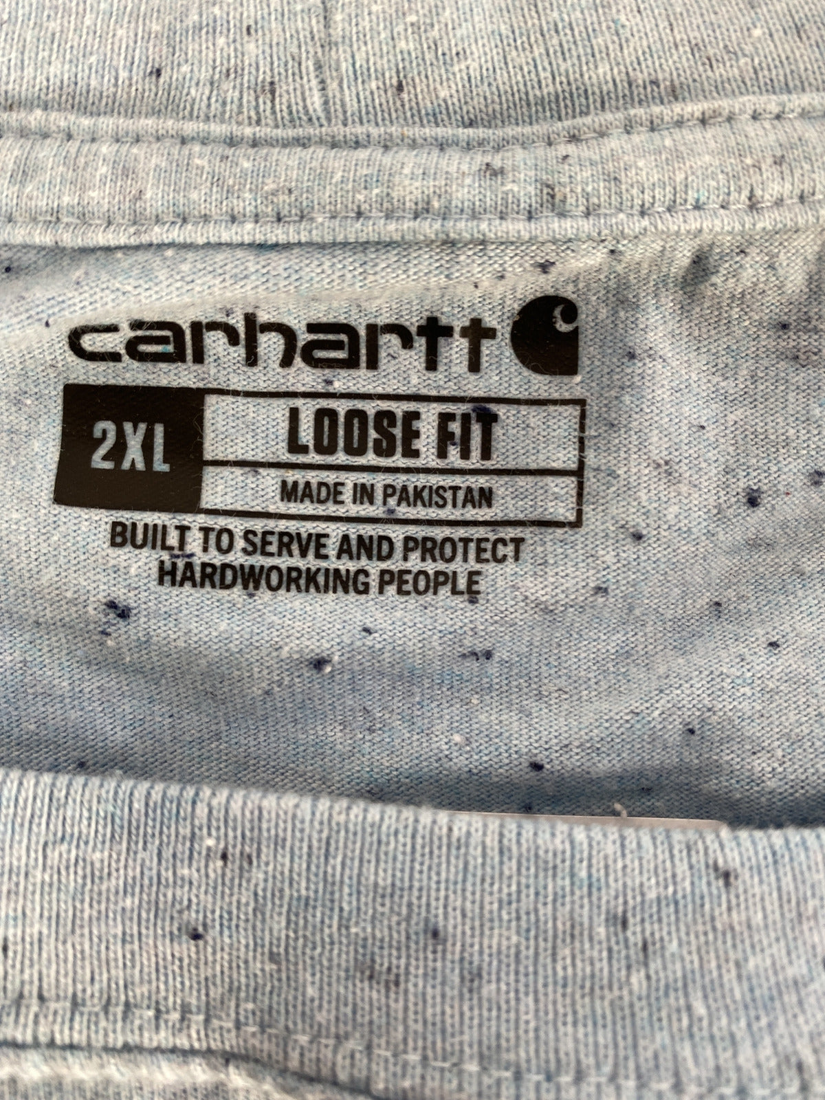 Carhartt Men’s Blue Loose Fit Short Sleeve T-Shirt - 2XL