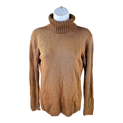 Coldwater Creek Women’s Brown Turtle Neck Long Sleeve Sweater - S