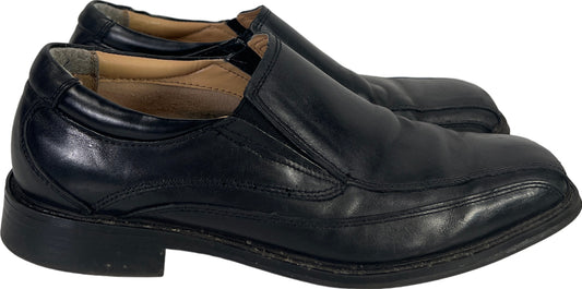 GH Bass Men’s Black Leather Glenn Dress Loafers - 9.5