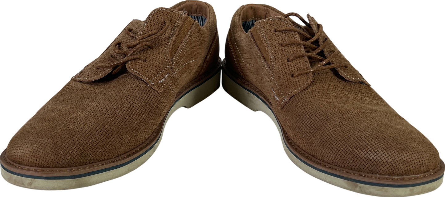 Nunn Bush Men’s Brown Suede Lace Up Casual Oxford Shoes - 9 Wide