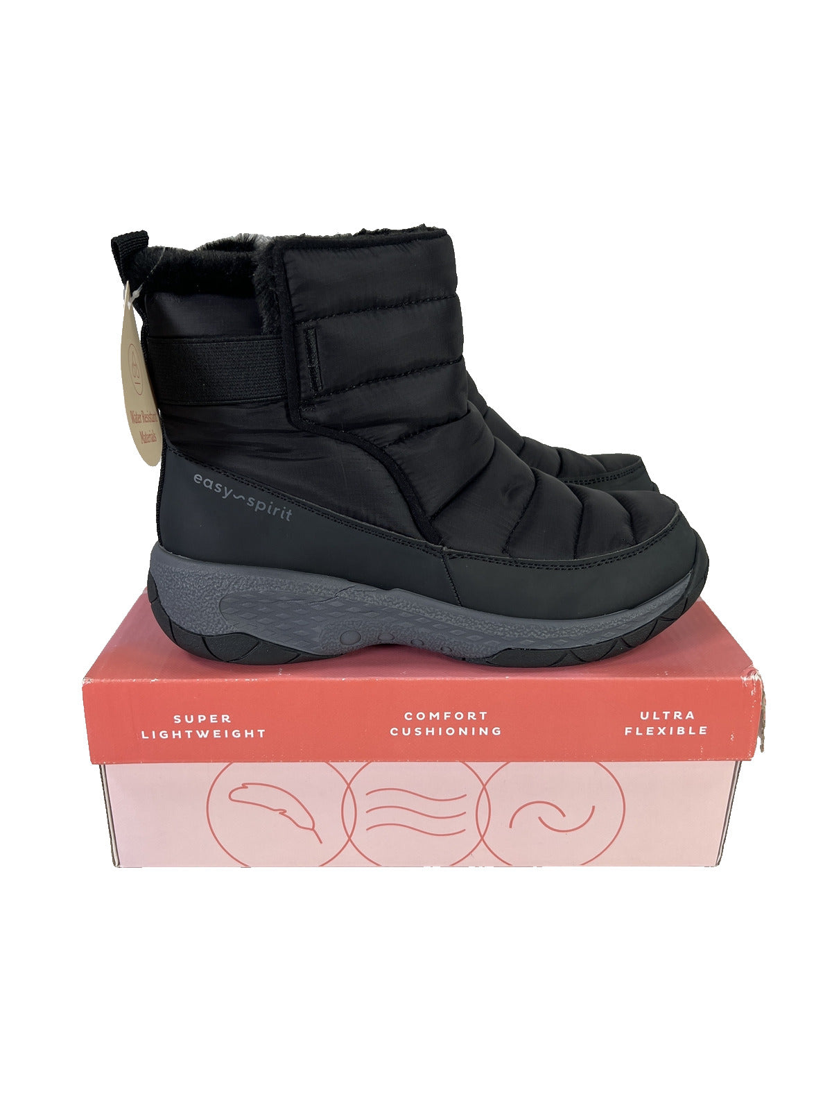 NEW Easy Spirit Women’s Black Jorneon 2 Snow Boots - 7 M