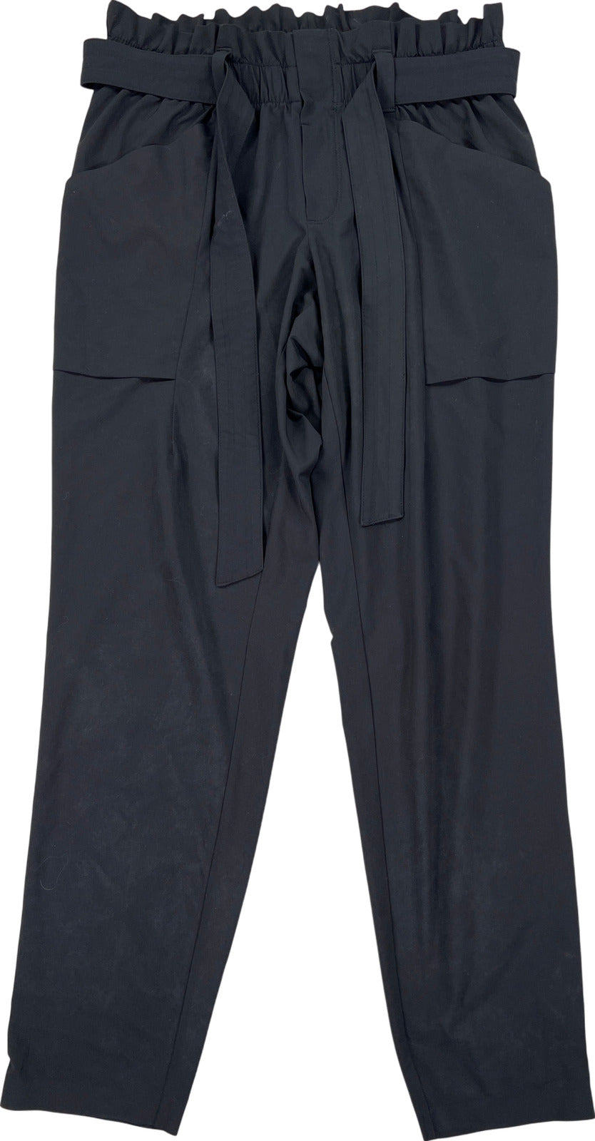 Athleta Women’s Black Skyline Paper Bag Lightweight Travel Pants - 6