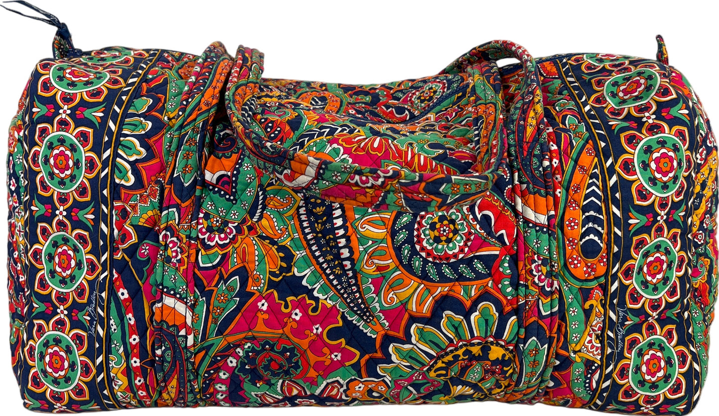 Vera Bradley Multi-Color Venetian Paisley Weekender Duffle Bag