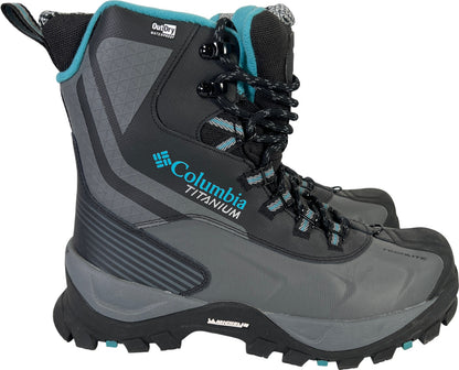 Columbia Women’s Gray 600 Gram Insulation Titanium Snow Boots - 8.5