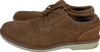 Nunn Bush Men’s Brown Suede Lace Up Casual Oxford Shoes - 9 Wide