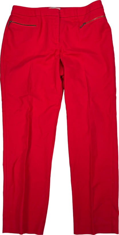 Chico’s Women’s Red Slim Leg Ankle Pants - 0.5/US 6