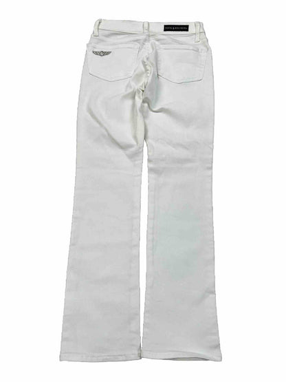 Rock and Republic Women's White Kendall Stretch Skinny Jeans - 0