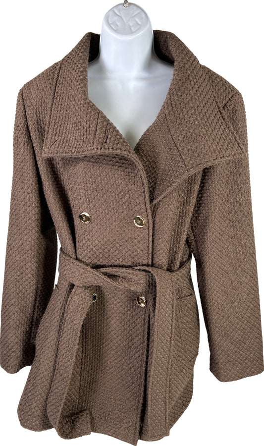 Calvin Klein Women’s Brown Pea Coat - XL