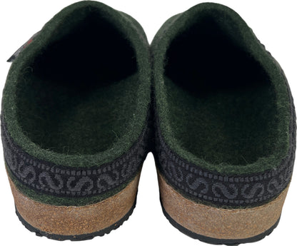 Stegmann Women’s Green Original 108 Wool Slip On Clogs Shoes - 10 M