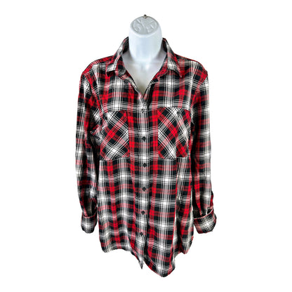 Lauren Ralph Lauren Women’s Red Plaid Button Up Shirt - L