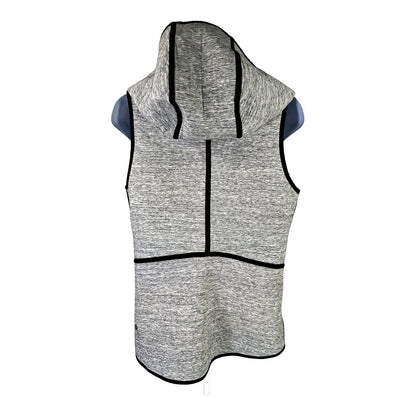 Lululemon Women’s Heathered Gray Insculpt Reversible Full Zip Hooded Vest - 8/M