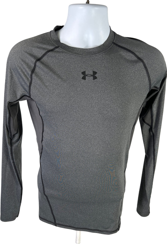 Under Armour Men’s Gray Compression Long Sleeve Athletic Shirt - M