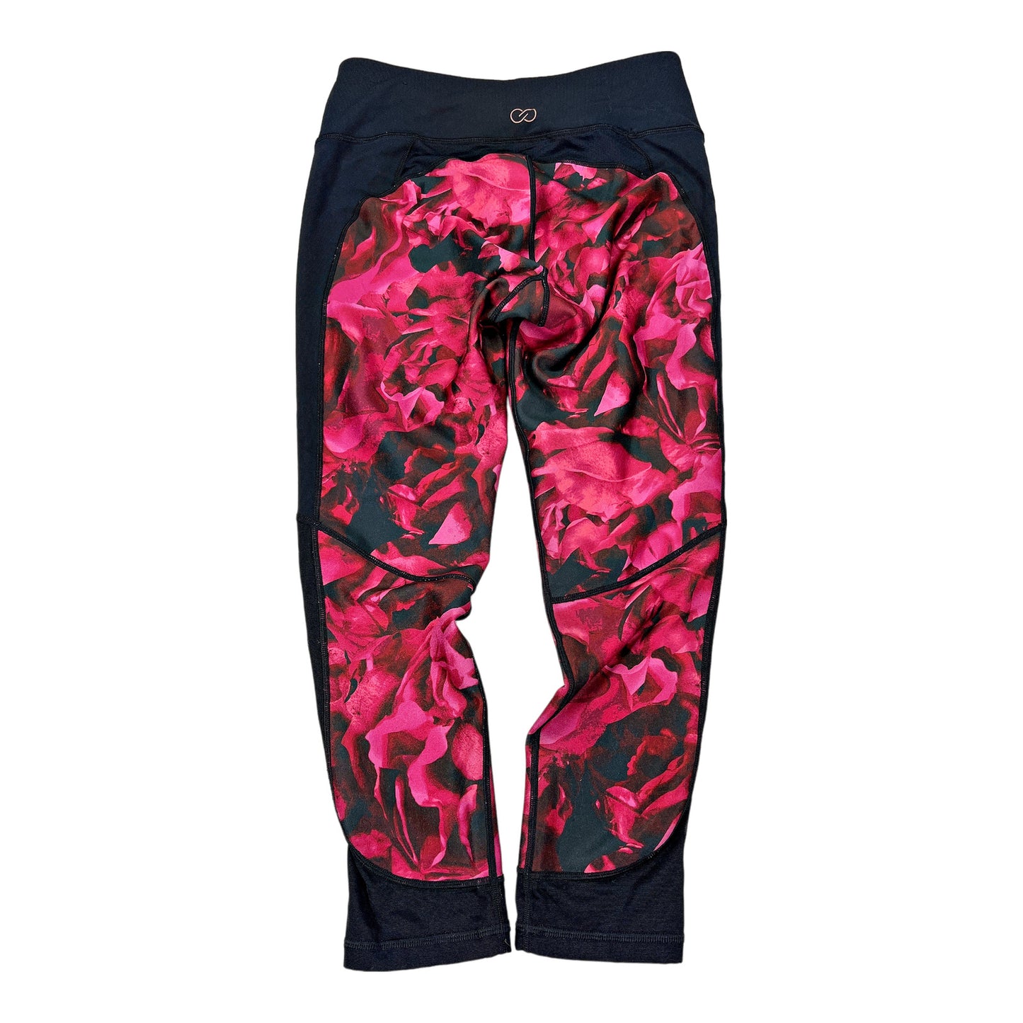 Calia Women’s Red Floral Cropped Athletic Leggings - S