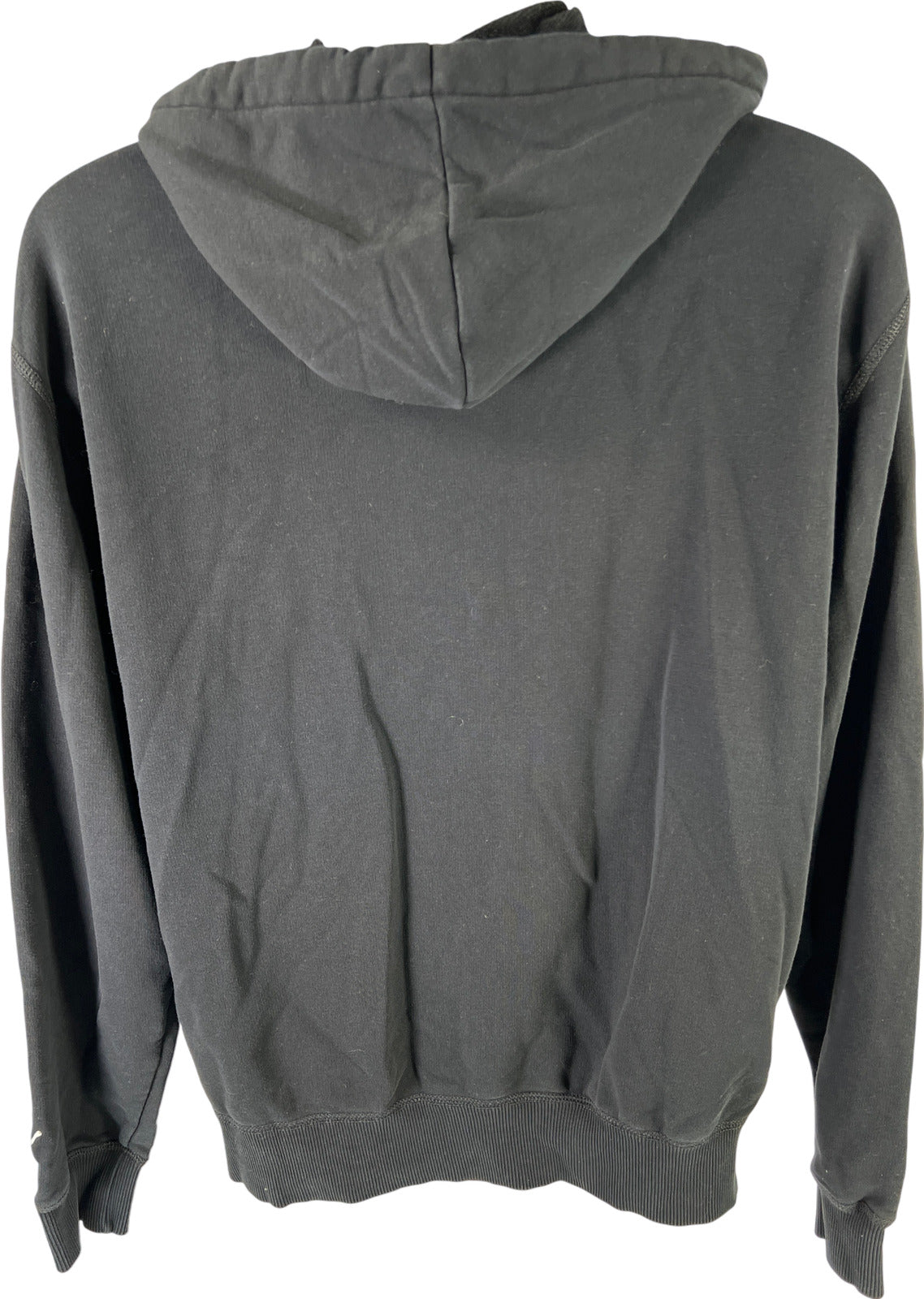 Puma Men’s Black Cotton Blend Full Zip Hoodie Sweatshirt - L