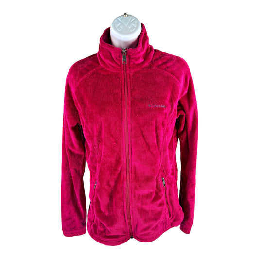 Columbia Women’s Purple/Pink Soft Fleece Long Sleeve Full Zip Jacket - M