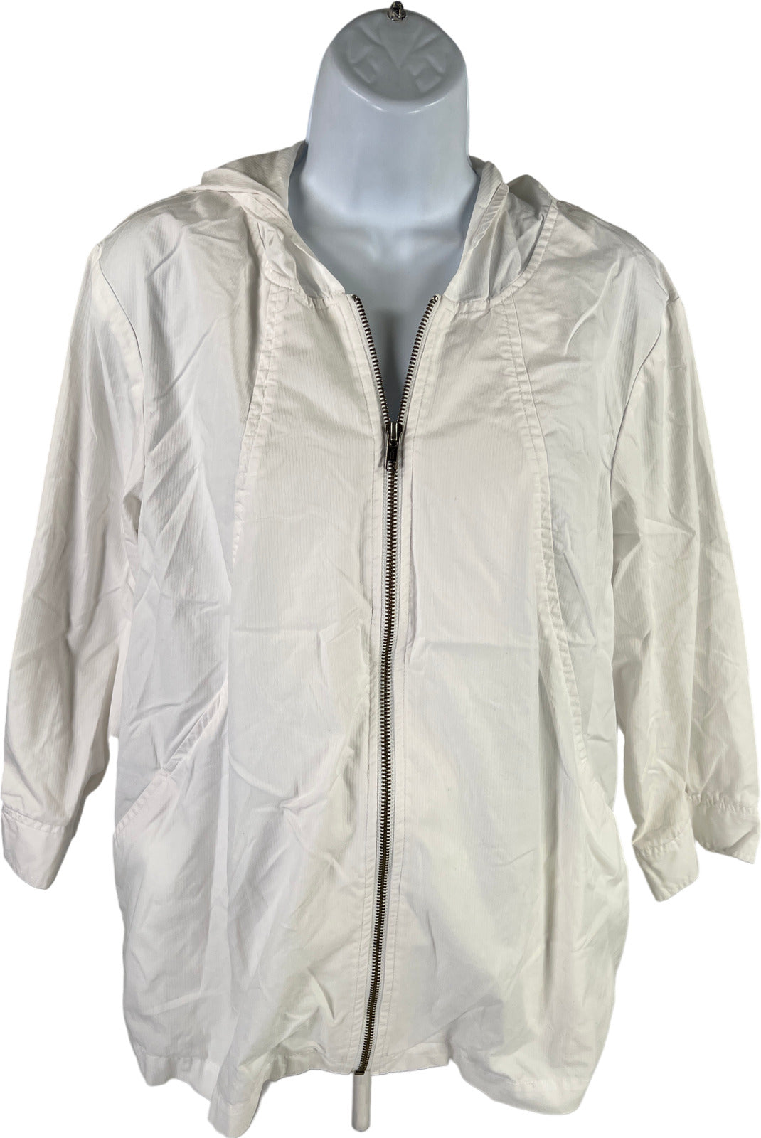 Coldwater Creek Women’s White Lightweight Basic Jacket - Plus 1X