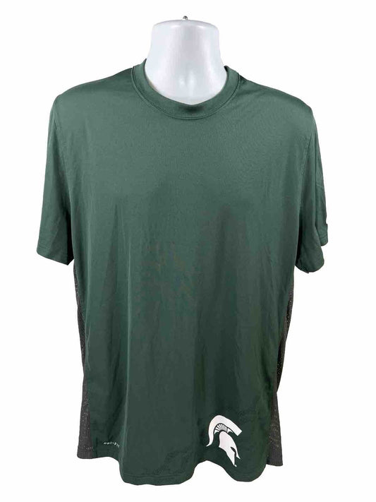 Nike Men's Green Michigan State Spartans MSU Athletic Shirt - L