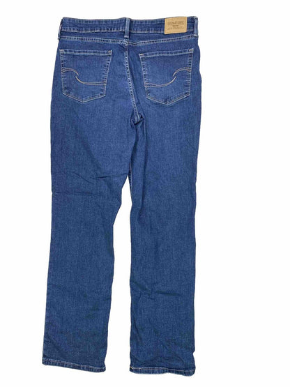 Levi's Signature Gold Women's Dark Wash Shaping Straight Jeans - 10 Short