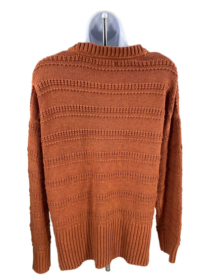 NEW Cupcakes and Cashmere Women's Orange Pullover Sweater - S