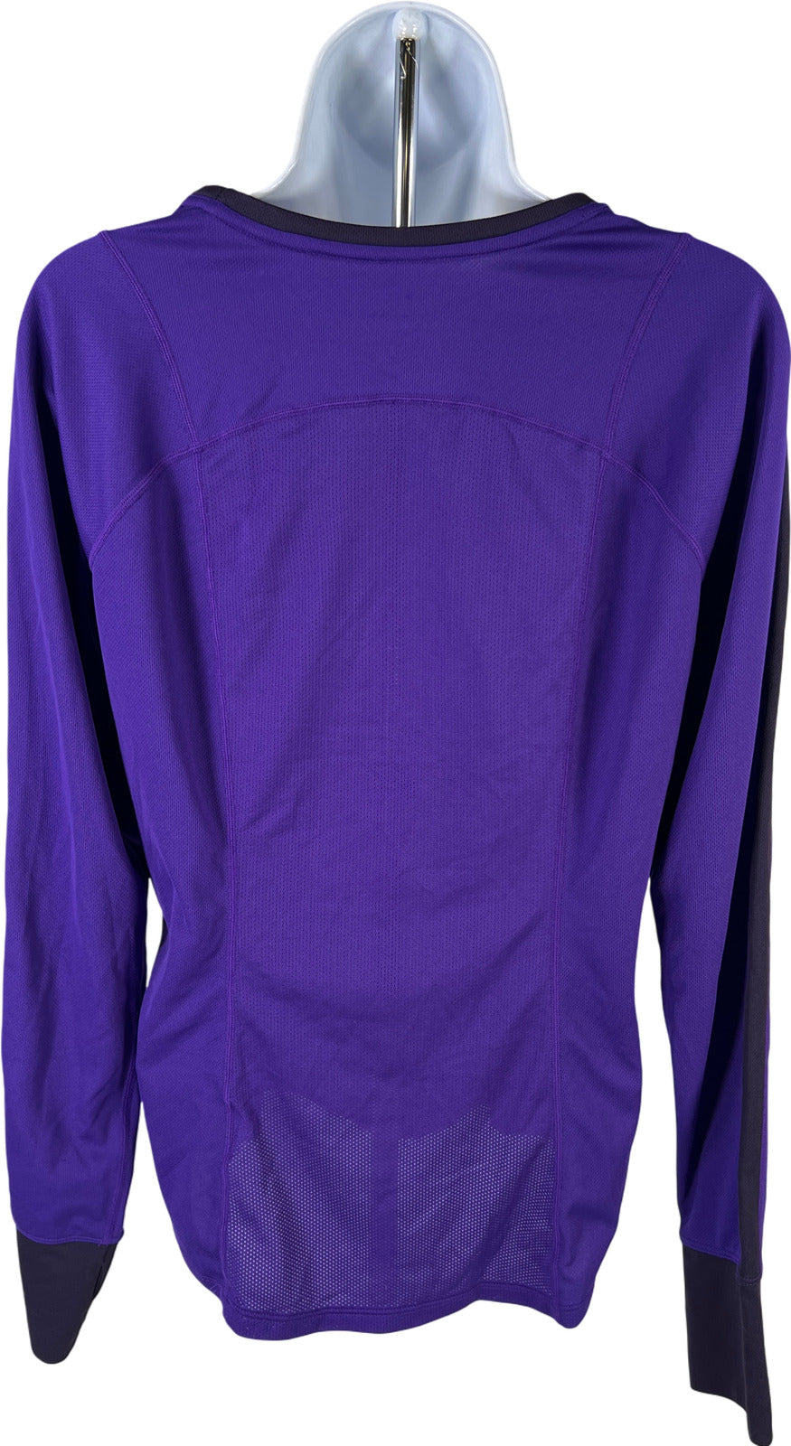 Nike Women’s Purple Long Sleeve Dri-Fit Running Athletic Shirt - M