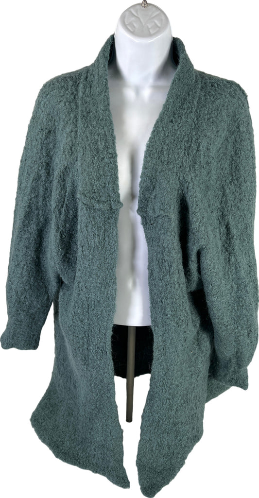 Free People Women’s Blue Alpaca Blend Cardigan Sweater - XS