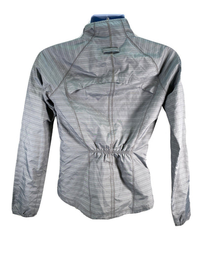 Athleta Women's Gray Full Zip Lightweight Run Jacket Sz XS