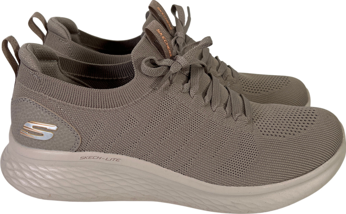 Skechers Women’s Beige Skech-Lite Pro Lace Up Shoes - 8