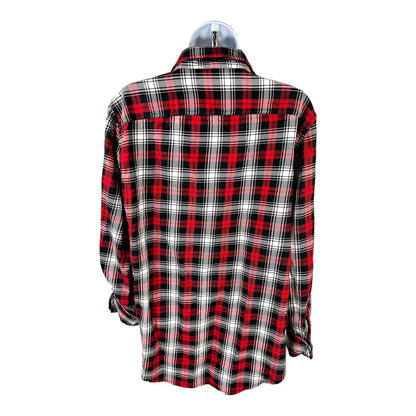 Lauren Ralph Lauren Women’s Red Plaid Button Up Shirt - L