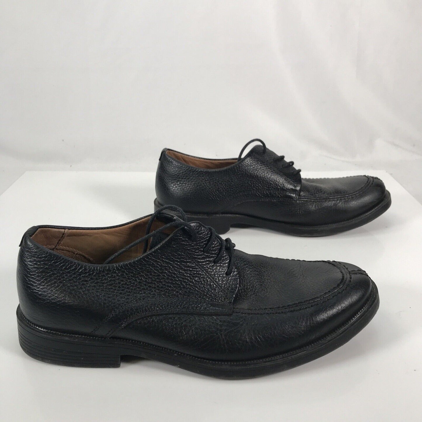 Studio Belvedere Men's Black Leather Lace Up Marley Dress Shoes Sz 9.5 D