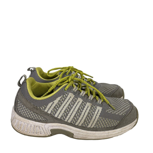 Orthofeet Biofit Women's Gray Lace Up Athletic Shoes - 8.5 Wide
