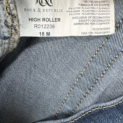 Rock and Republic Women's Medium Wash High Roller Legging Jeans - 18 M