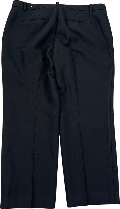 Ann Taylor Women’s Black Curvy Fit Slim Capri Dress Pants - 14