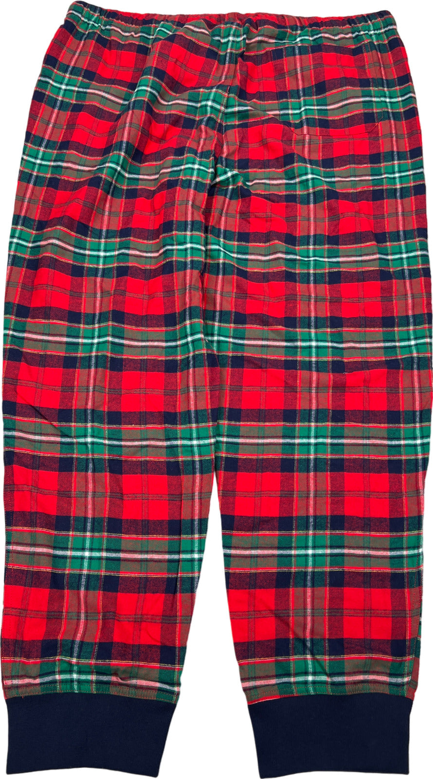 NEW Gap Men’s Red/Green Plaid Holiday Jogger Pajama Pants - XL