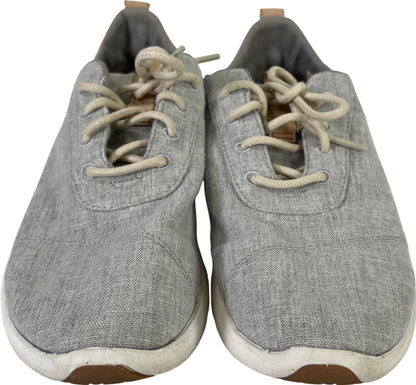 Toms Women’s Gray Cabrillo Drizzle Lace Up Casual Sneakers - 10