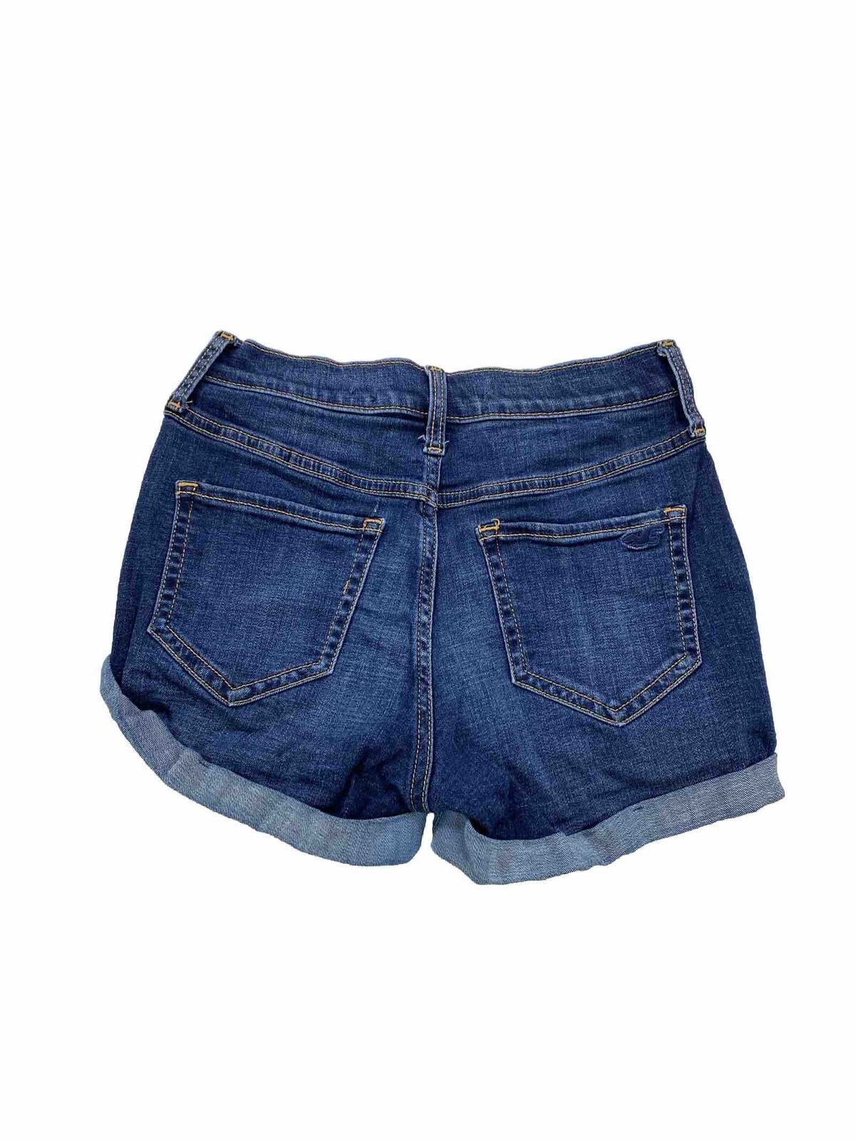 Hollister Women's Dark Wash High Rise Shorts 3in Inseam - 25