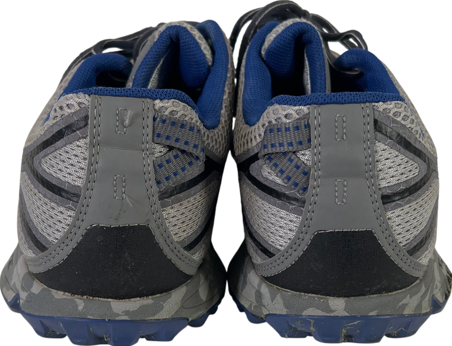 Columbia Men’s Gray/Blue Lace Up Tech-Lite Hiking Shoes - 10