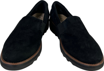 Clarks Collection Women’s Faux Suede Slip On Loafers - 7