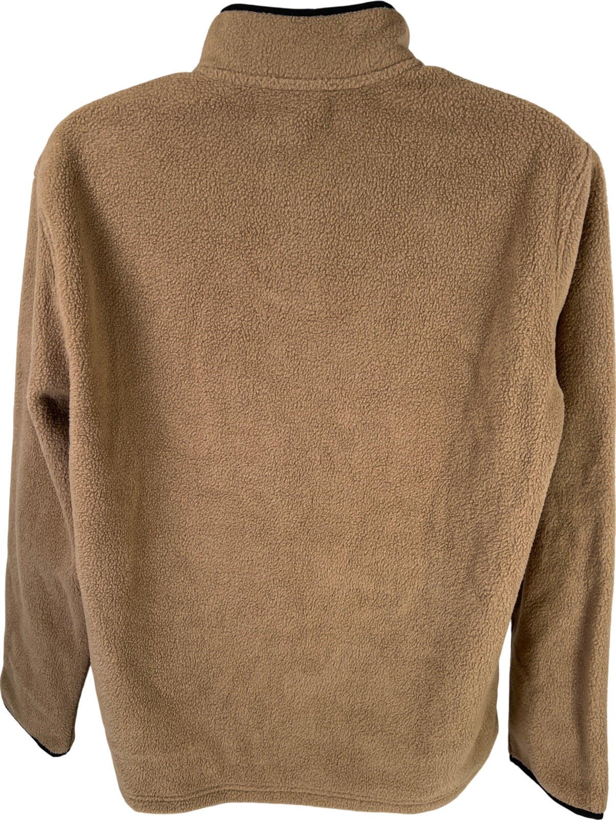 Telluride Men’s Brown Long Sleeve 1/4 Snap Pullover Fleece Jacket - XL