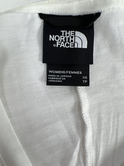 The North Face Women's White Short Sleeve Twisted Back T-Shirt - XS