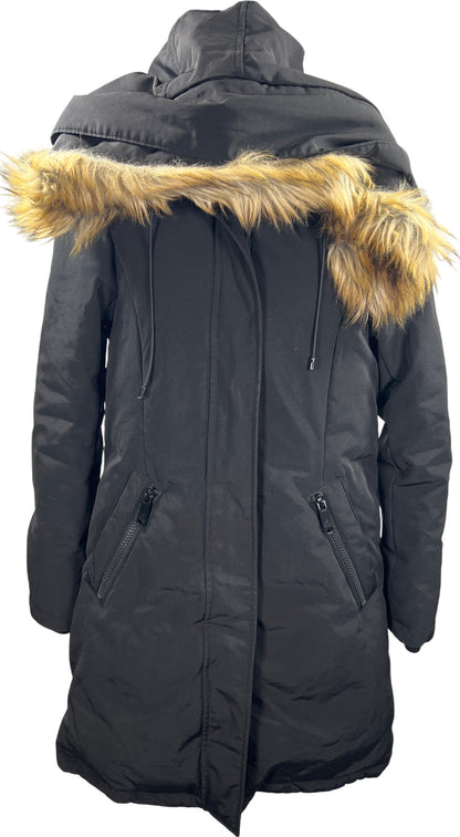 Sam Edelman Women’s Black Down Filled Parka Winter Coat - S