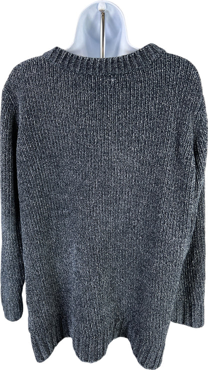 Orvis Women’s Dark Blue Soft Knit V-Neck Sweater - L