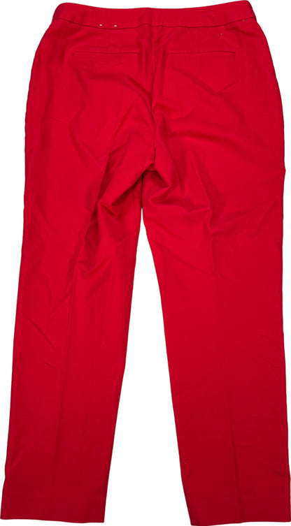 Chico’s Women’s Red Slim Leg Ankle Pants - 0.5/US 6